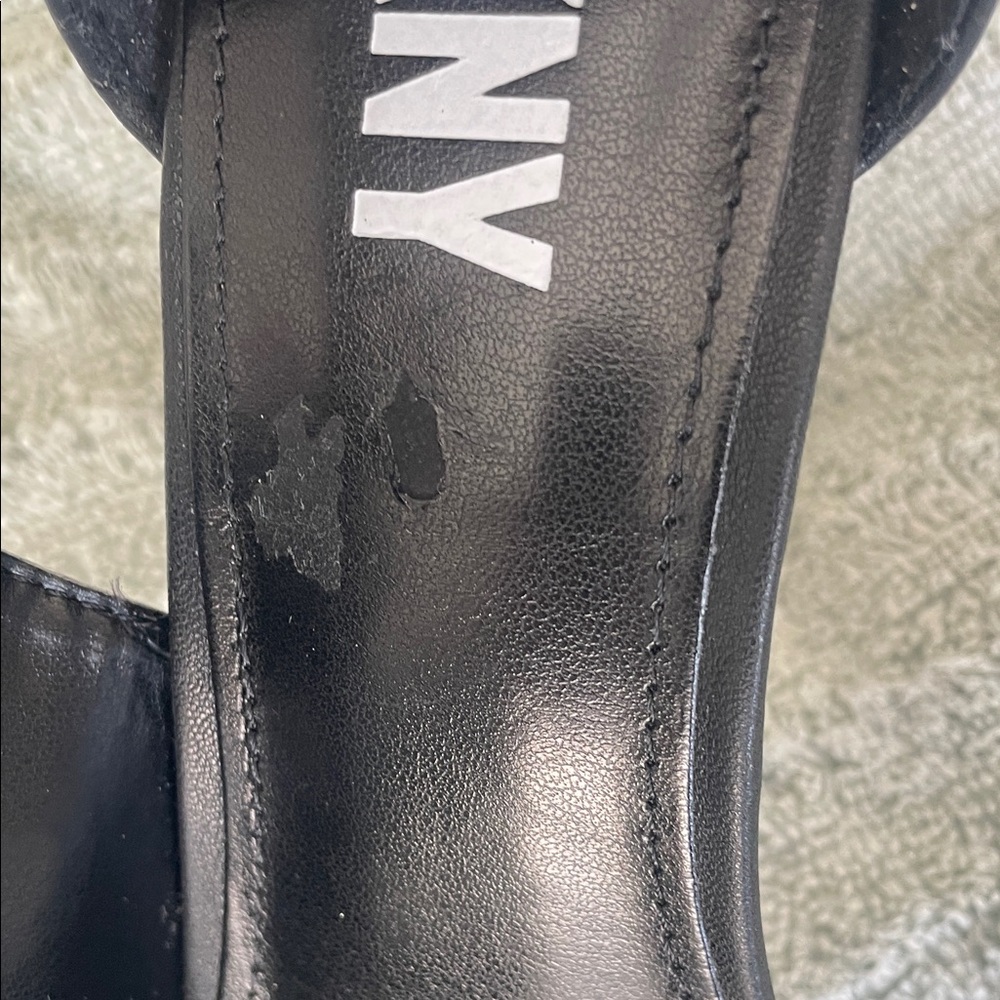 DKNY Elegant Black Heeled Sandals Worn still in good condition - Picture 6 of 7